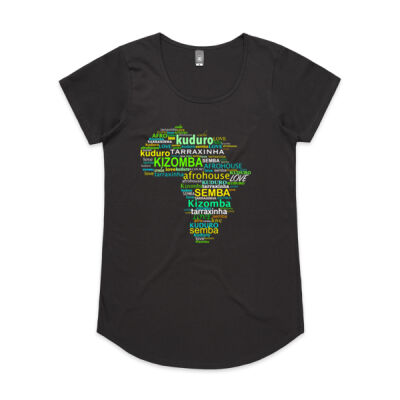 Kizomba Umbrella Green - Womens Mali Tee Thumbnail