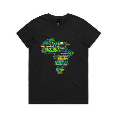 Kizomba Umbrella Green - Womens Maple Tee Thumbnail