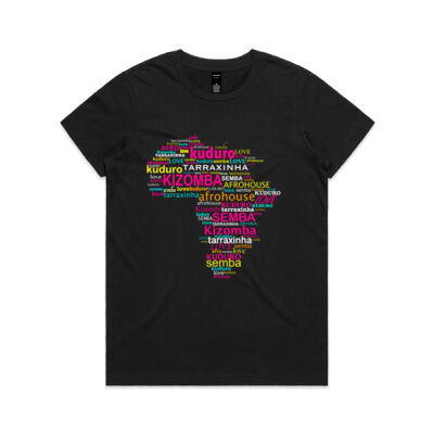 Kizomba Umbrella Pink - Womens Maple Tee Thumbnail