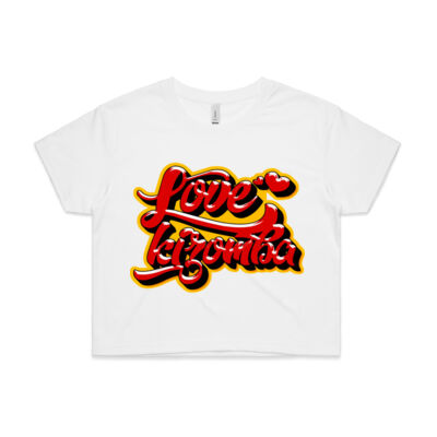 Love Kizomba Graffiti - Womens Crop Tee Thumbnail