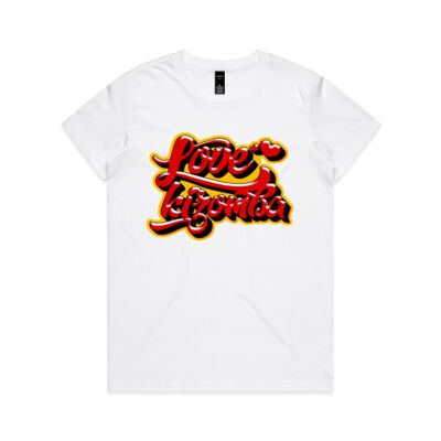 Love Kizomba Graffiti - Womens Maple Tee Thumbnail