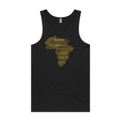 Kizomba Umbrella Gold - Mens Lowdown Singlet Thumbnail