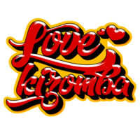 Love Kizomba Graffiti - Womens Maple Tee Design