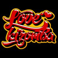 Love Kizomba Graffiti - Womens Crop Hood Design