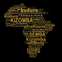 Kizomba Umbrella Gold - Mens Staple T shirt Design