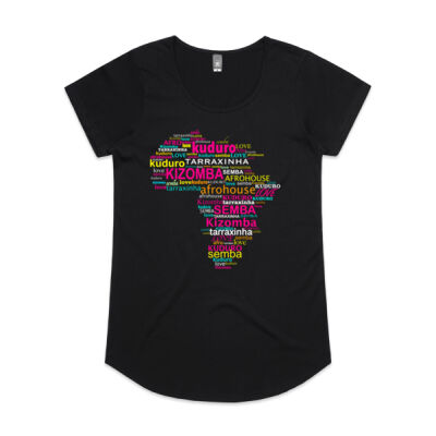 Kizomba Umbrella Pink - Womens Mali Tee Thumbnail