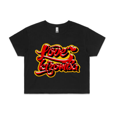 Love Kizomba Graffiti - Womens Crop Tee Thumbnail