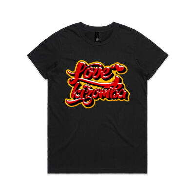 Love Kizomba Graffiti - Womens Maple Tee Thumbnail