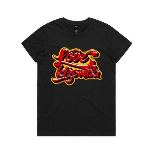 Love Kizomba Graffiti - Womens Maple Tee Thumbnail