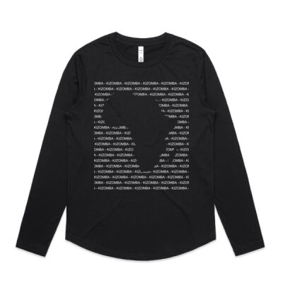 Africa Shadow  - Womens Curve Longsleeve Tee Thumbnail