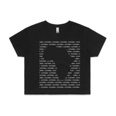 Africa Shadow  - Womens Crop Tee Thumbnail