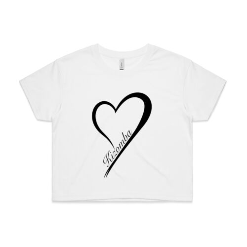 Heart Kizomba - Womens Crop Tee Thumbnail